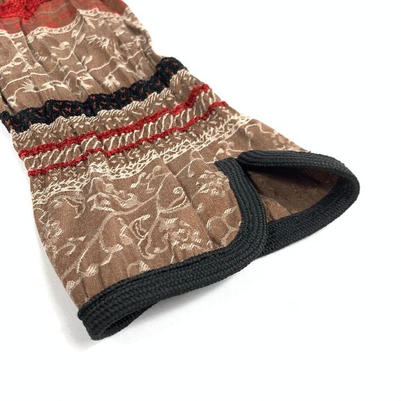 3/$25 Womens Kurta Blouse Collared Button Down Shirt L - Picture 5 of 12